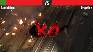 Bumblebee Vs Dropkick With Healthbars Bumblebee Movie