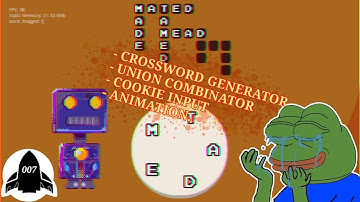 Crossword Puzzle game - Devlog