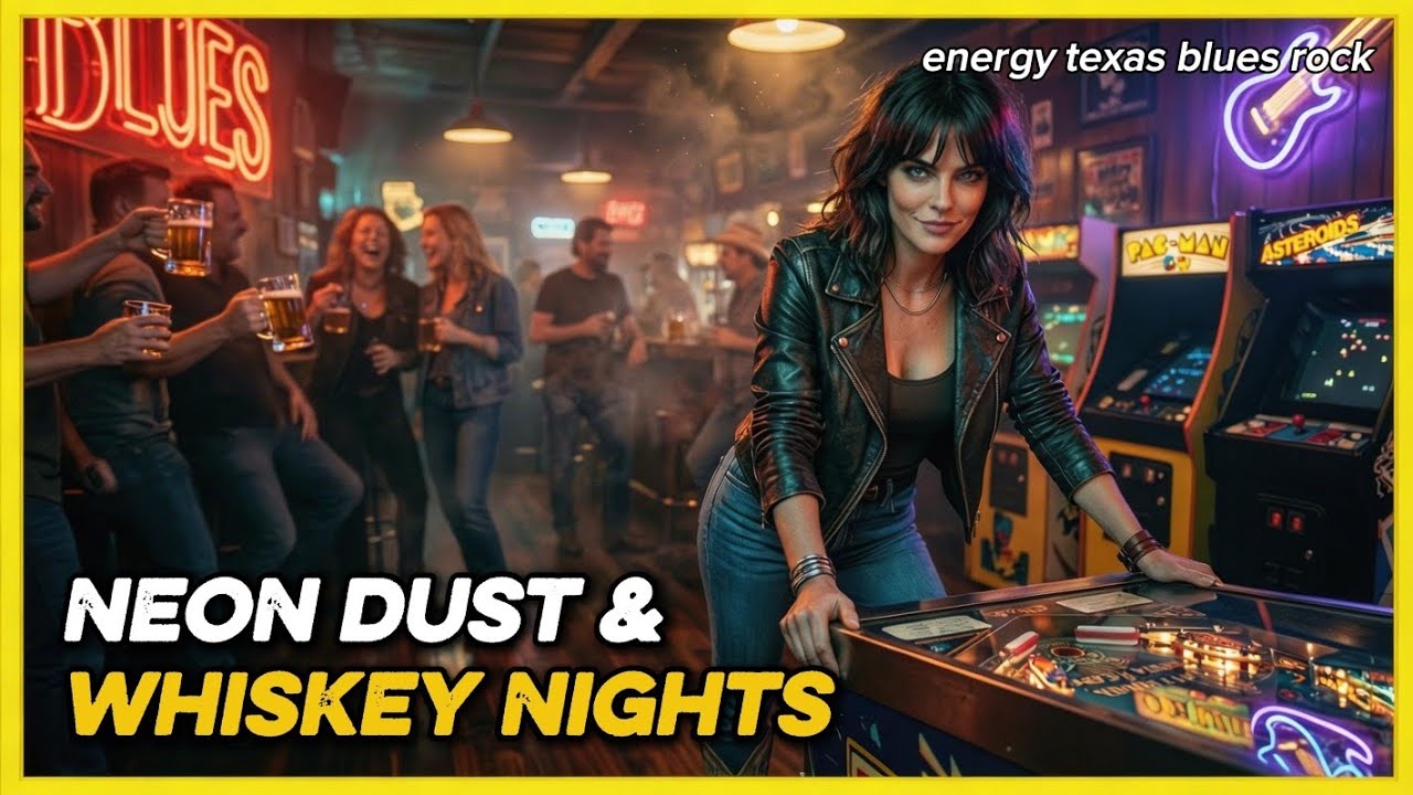 Watch Neon Dust & Whiskey Nights | High-Energy Texas Blues Rock Shuffle on YouTube Watch Neon Dust & Whiskey Nights | High-Energy Texas Blues Rock Shuffle on YouTube