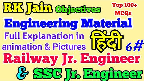 R.K Jain || Engineering Materials || Material Science || Part 6