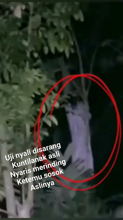 UJI NYALI DISARANG KUNTILANAK ASLI NYARIS MERINDING KETEMU SESOSOK ASLINYA