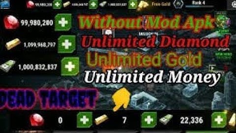 DEAD TARGET Mod Apk unlimited Money,Gold and dimands|How to download dead target mod APK