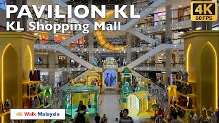 [4K 60fps HDR] PAVILION KL | Kuala Lumpur Shopping Mall - RAMADAN 2024 | Malaysia Walking Tour