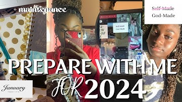 PREP WITH ME FOR 2024 | THE ULTIMATE RESET VLOG, vision boards, goal setting, maintenance & more🎊🎀