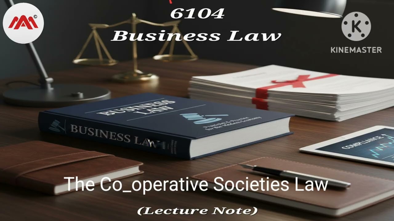 DL6104 Ch_2, Cooperative Societies Law, Business Law 