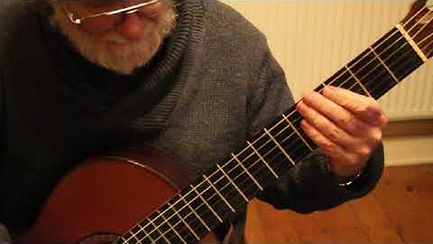 Study in D Major by Fernando Sor guitar tutorial part three.