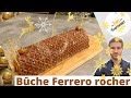 Comment faire une superbe bche ferrero rocher avec dcorations en caramel  cours de cuisine live