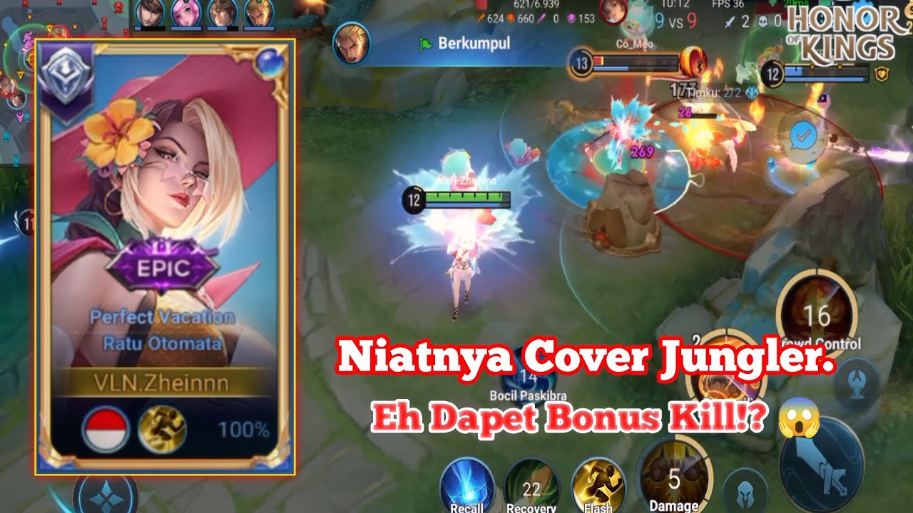 Milady - Niatnya Cover Jungler. Eh Dapet Bonus Kill!? 😱