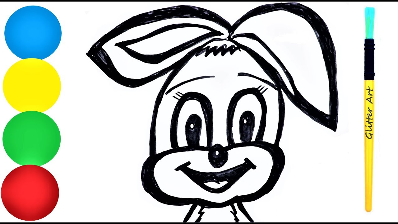 Bunny coloring pages for kidsHase zeichnen Malvorlage für Kinder GlitterArt Bunny coloring pages for kidsHase zeichnen Malvorlage für Kinder GlitterArt
