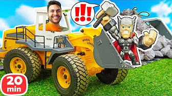 🏠⚡ Thor Builds His New Home! Superhero Adventure