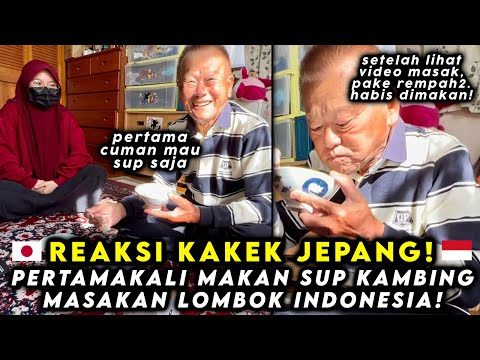 Kakek jepang terkesima melihat anaknya masak dengan rempah2 Indonesia