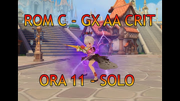 ROM C - ORA 11 Solo - GX AA Crit MS1