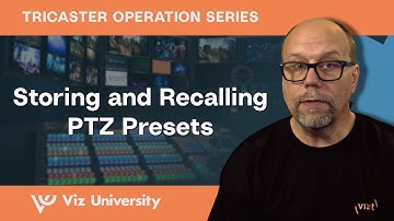Storing and Recalling PTZ Presets