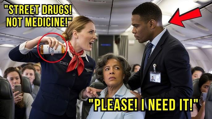 Flight Attendant Throws Out Elderly Black Woman's Medicine—Her Son Grounds  Entire Flight - YouTube