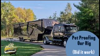 We Tried to Pet Proof Our RV... Here’s What Happened