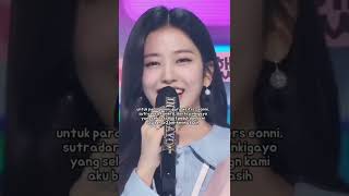 MC Ninini speech for the last time on inkigayo | Thankyou for the past 1 year & 1 month (SUB INDO)