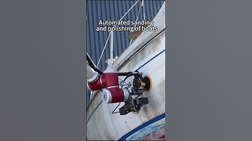 Robot polishing boats: Automation has officially gone seaside! 🤖🛥️