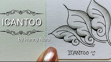 How to draw Tangle Pattern ICANTOO