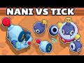 Nueva Brawler NANI vs TICK | 1vs1 | OLIMPIADAS de BRAWL STARS