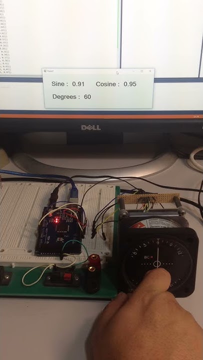VOR Resolver Interfaced through Arduino - YouTube image.
