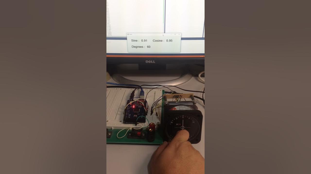 VOR Resolver Interfaced through Arduino - YouTube