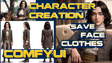 Character Creation with Consistent Face and Outfit / ComfyUI / FLUX / PuLID / TryOff / workflow