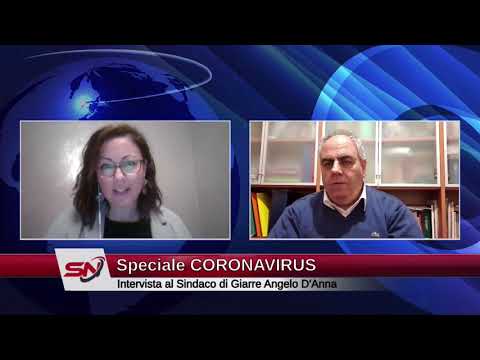 Speciale Coronavirus. Intervista del 19 marzo 2020 al sindaco di Giarre Angelo D'Anna