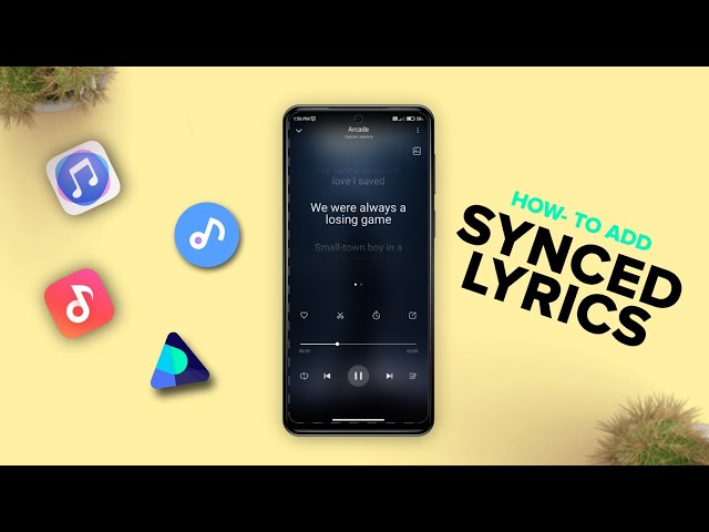 How to Add Synced Lyrics to MP3 Songs (Any Music Player) 2022 class=