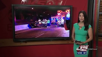 Video: Suspected drunken driver hits 2 cars in wrong-way crash on I-10