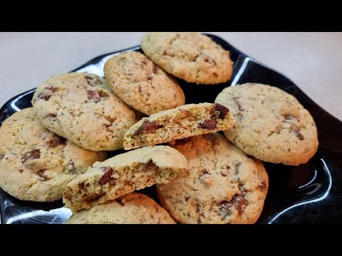Домашни бисквити с парченца шоколад - cookies - много вкусни и лесни за приготвяне