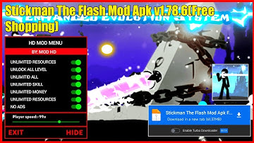 Stickman The Flash Mod Apk Unlocked All Weapons 2024 Mediafıre Terbaru 2025 Unlimited Money