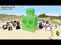 SURVIVAL SLIME HOUSE WITH 100 NEXTBOTS in Minecraft - Gameplay - Coffin Meme
