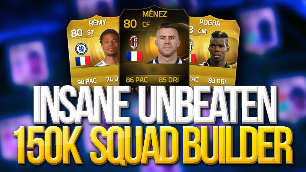 FUT15 | INSANE UNBEATEN 150K SERIE A SQUAD! | FIFA 15 SQUADBUILDER