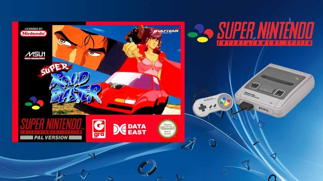 SUPER ROAD BLASTER SNES CD / MSU1 GAMEPLAY YouTube