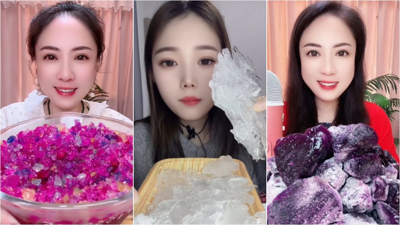 HARD ICE EATING ASMR / HARD ICE EATING / FREEZER ASMR / ICE EATING ASMR