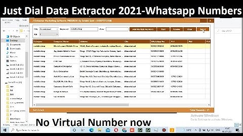 Just Dial Data Extractor 2021 Latest +917509166854