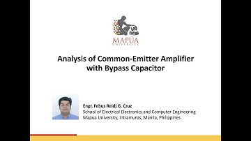 Electronics - Bipolar Amplifiers - Common Emitter Amplifier Bypass Capacitor