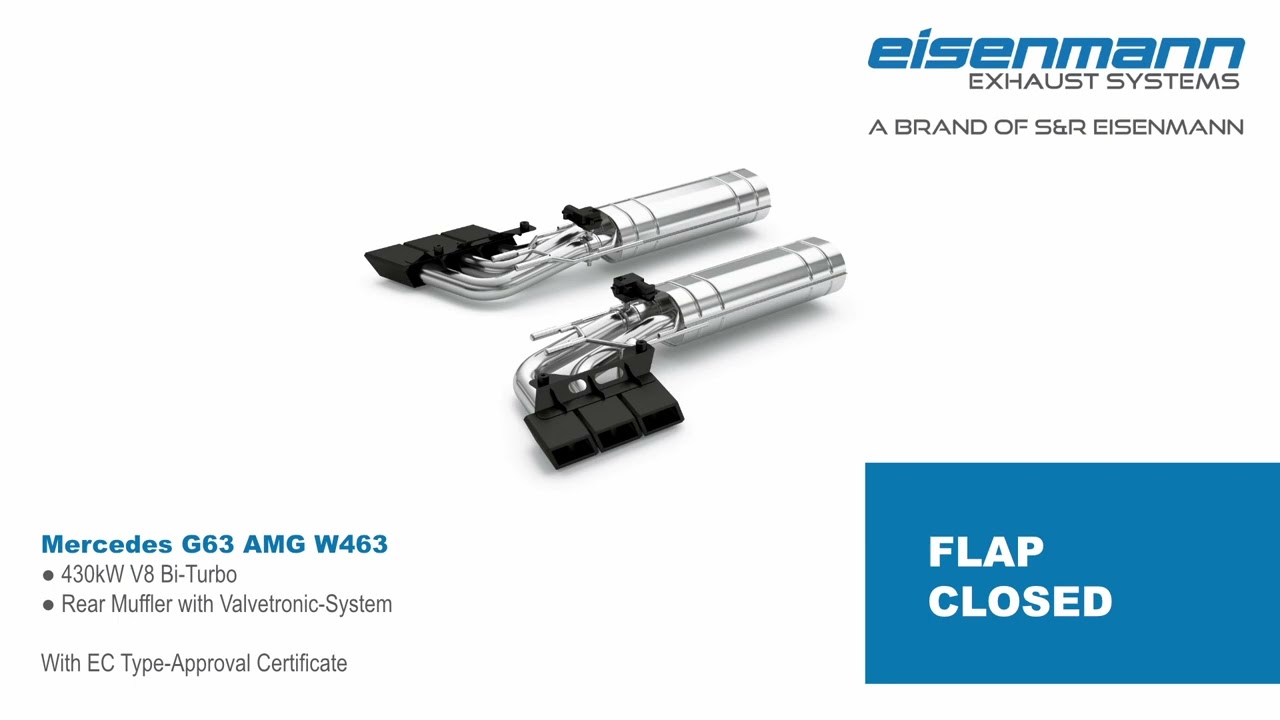Mercedes AMG G63 EISENMANN Exhaust Systems - Soundfile