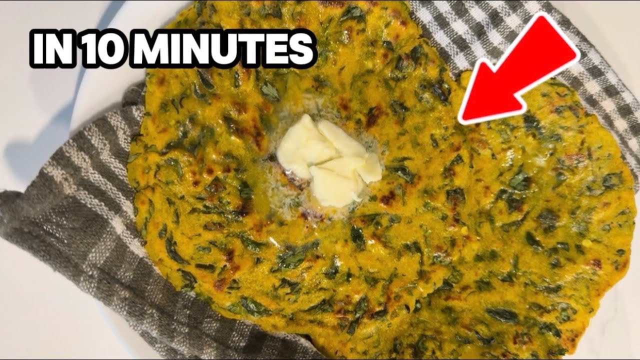 How to Make Makki  ki  Methi Wale Roti *10 Minutes*