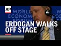 Turkish PM Erdogan walks off stage in clash over Gaza