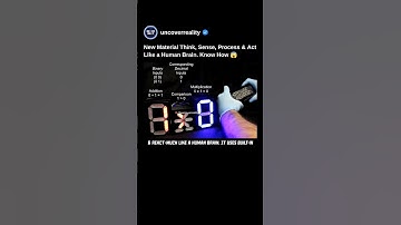 New Material Think, Sense, Process & Act Like Human Brain. Know How 😱 #engineering #shorts #tech