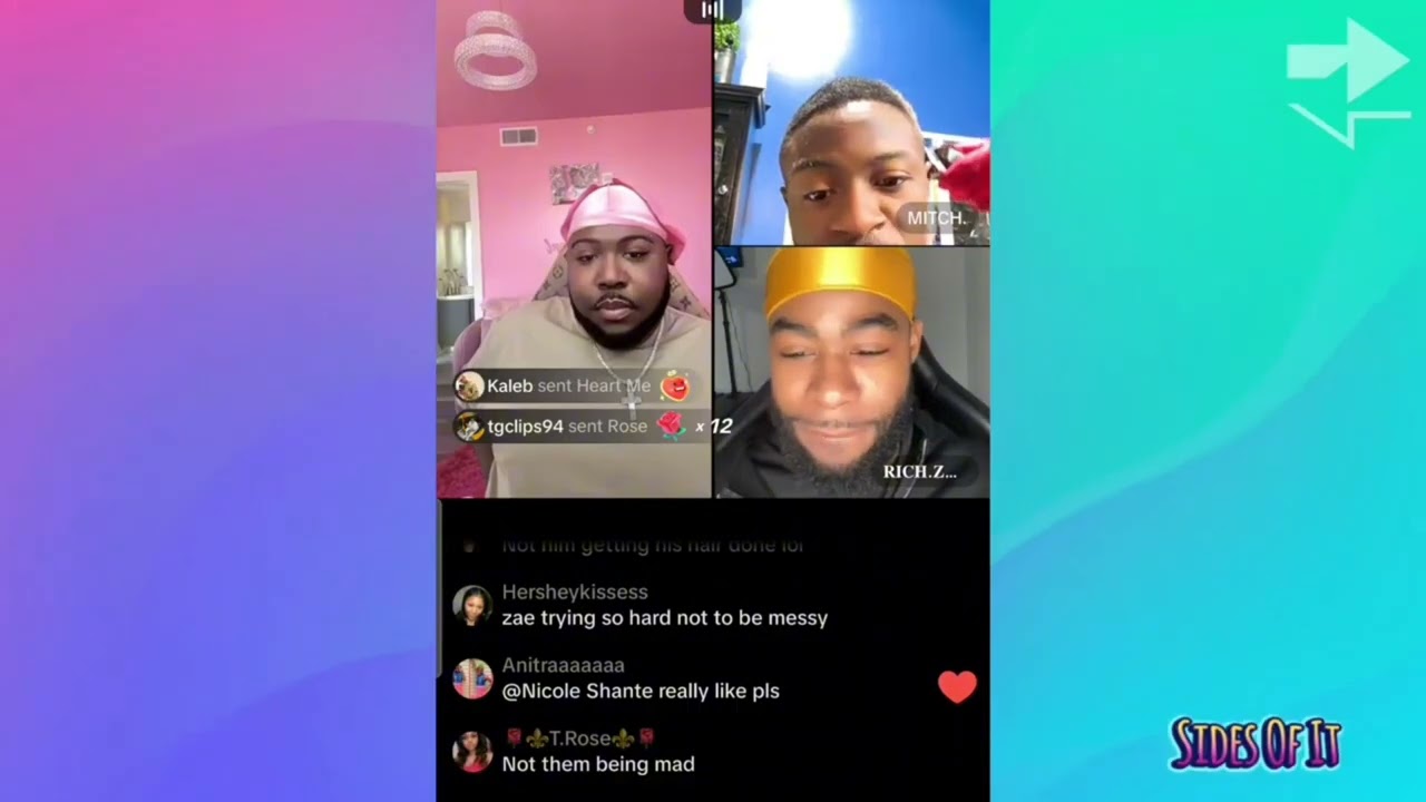 Santana gets into it with BJTV about his man !! Resolves ISSUES with Rich Zaee LIVE