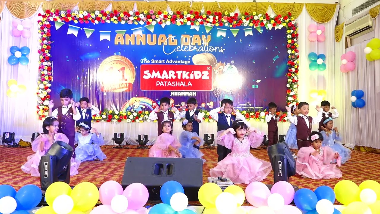 Butta Bomma  & Ramulo Ramula medley by Nursery Children.#SMARTKiDZ 11th Annual Day Celebrations-2023