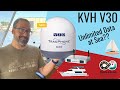 KVH V30 - Affordable Unlimited Internet At Sea? New Mobile Satellite Internet Option