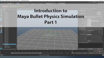 Maya Bullet Physics Simulation part 1