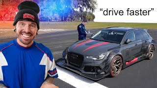 POLICE PULLED OVER MY AUDI RS6 image