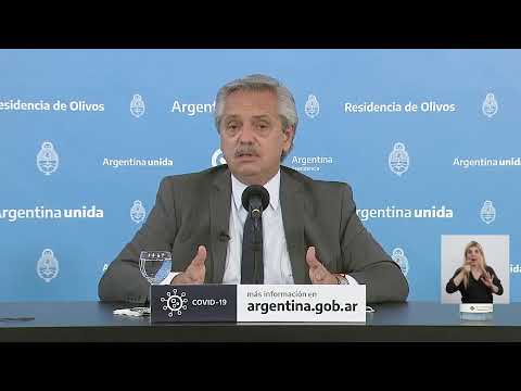 Coronavirus Covid-19 - Anuncio del presidente Alberto Fernández