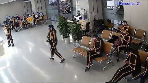 Video Surveillance Demo – Accurate People Counting in a busy waiting room 👥
