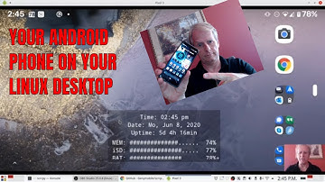 Mirror your Android phone to your Linux (or Windows) desktop. Play games. Get a little crazy!