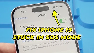 How to Fix iPhone 15/ Pro / Plus Stuck In SOS Mode